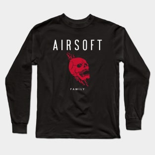 Airsoft Family - Skull Long Sleeve T-Shirt